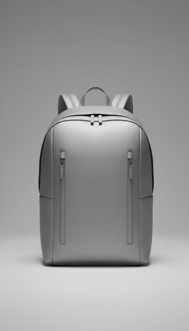 Urban Silver Minimalist Backpack